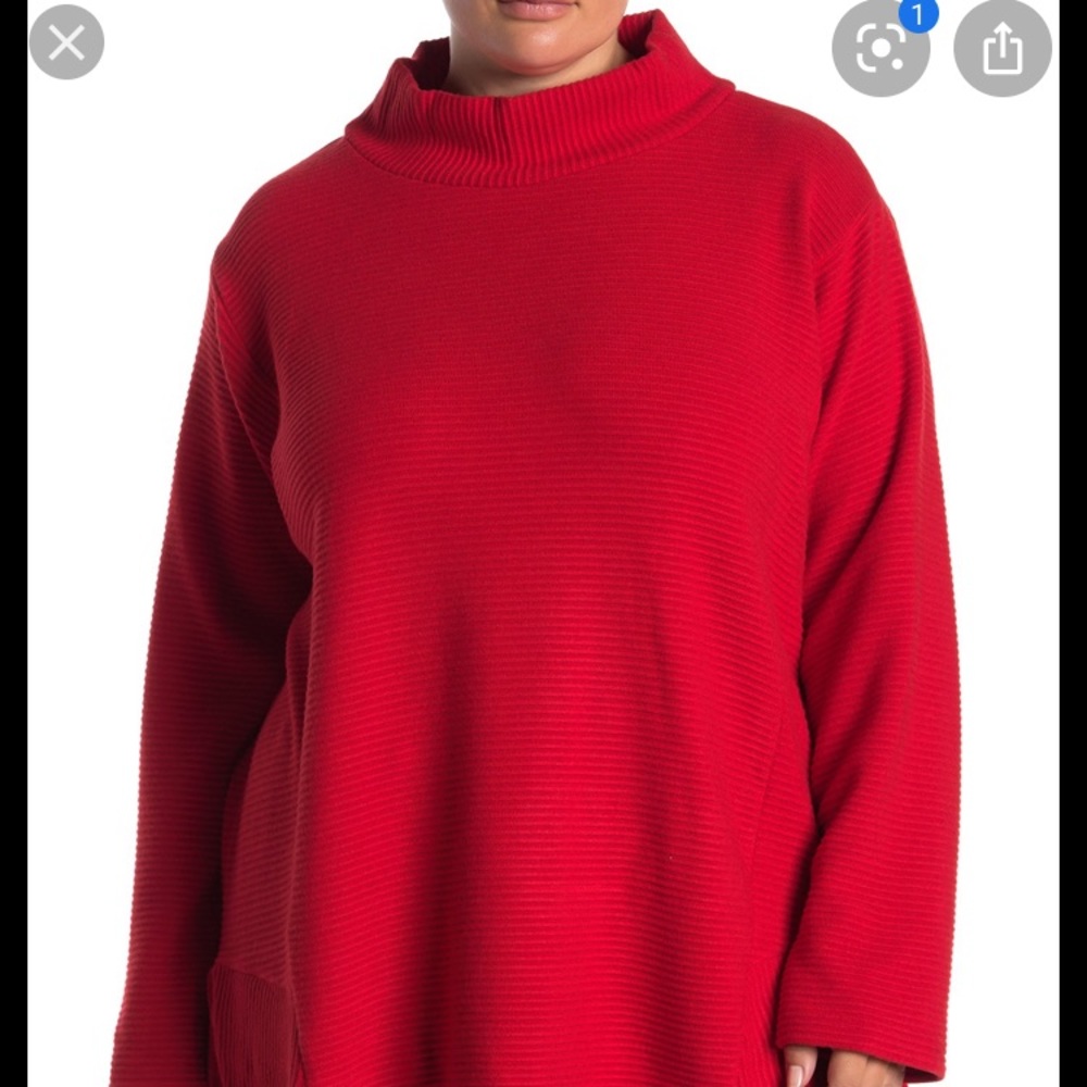 Melloday Red Oversized Sweater NWT 3x